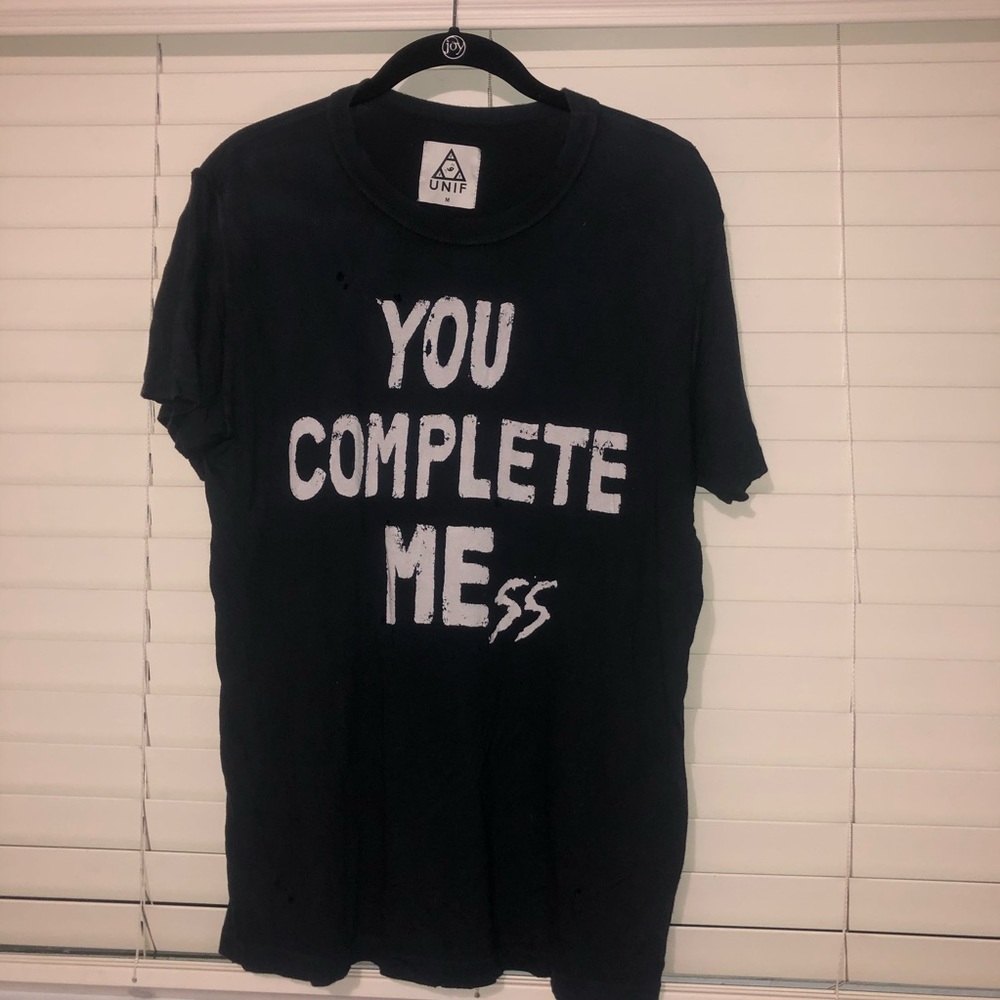 Unif Black graphic tee